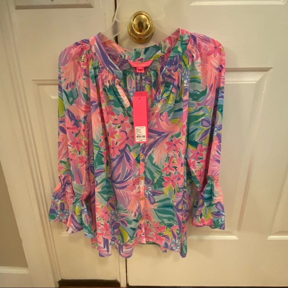 Lilly Pulitzer Dakota Button Down Top